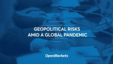 Geopolitical Tensions Amid A Pandemic